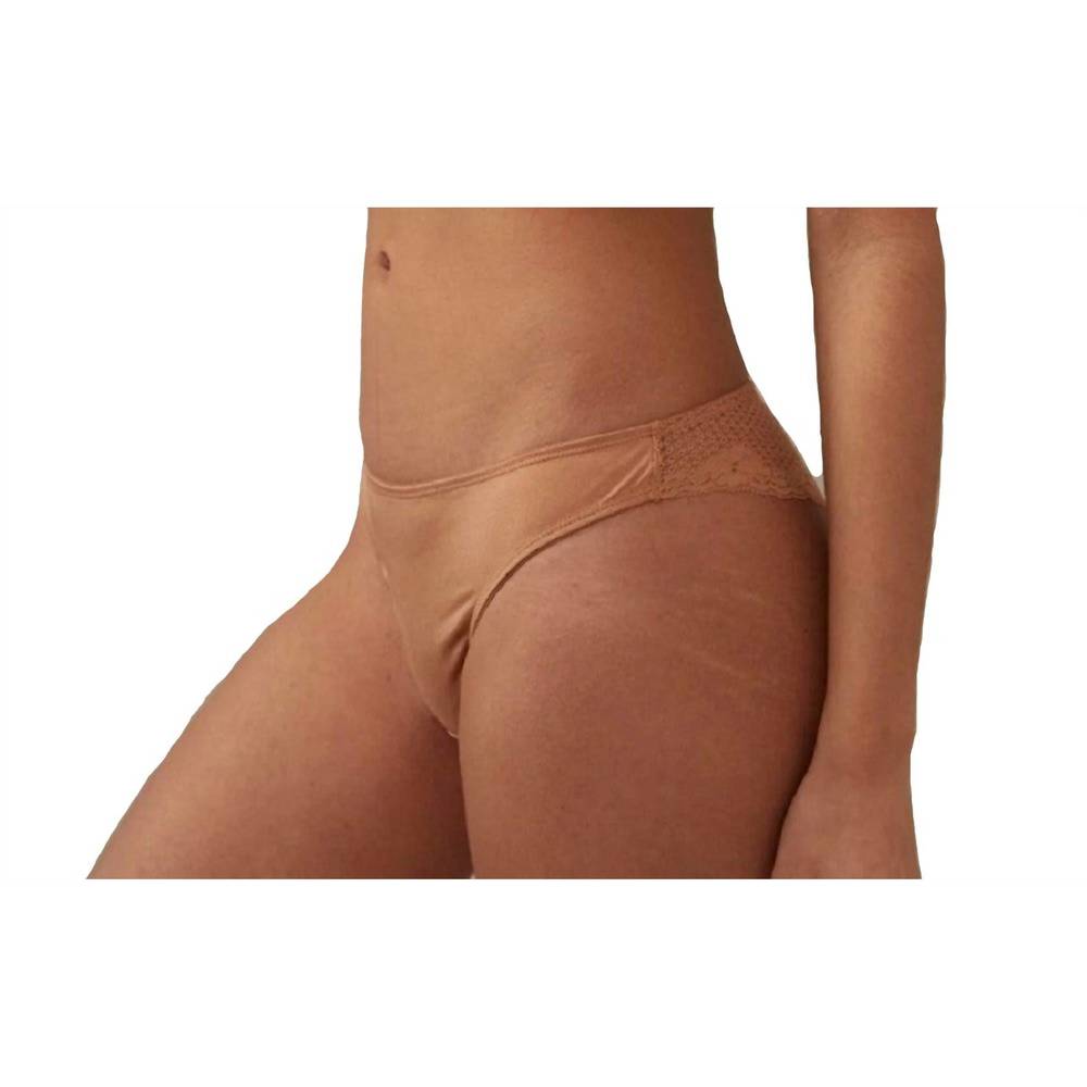 NEW TIMPA LINGERIE alice brazilian panty in caramel